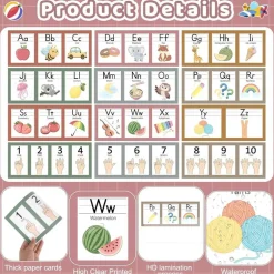 Boho Alphabet for Classroom Wall Decorations (Boho)