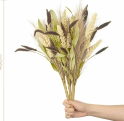 Boho Bliss: 3-Pack Artificial Floral Bouquets for Effortless Home Decor