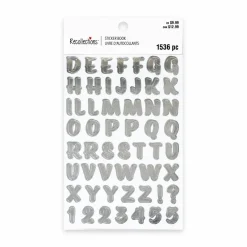 Bold Brushstrokes Letter & Number Stickers by Recollections™