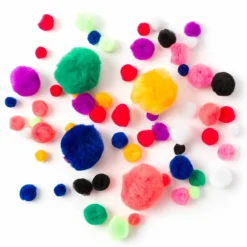 Bold Mix Pom Poms by Creatology™