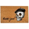 Bone-Jour French Skelly Doormat