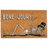 Bone-Jour Skelly Lounging Skeleton Doormat