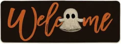 “BOO” Halloween Doormat – Low-Profile Indoor/Outdoor Rug for Porch or Entryway Decor