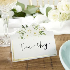 Botanical Garden Tent Place Card (Set of 50)