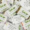 Botanical Wedding Candy Party Favors Hershey's Miniatures Chocolate