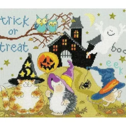 Bothy Threads Trick Or Treat Counted Cross Stitch Kit