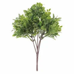 11.5" Boxwood Foliage Bush, 6ct.