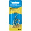 7/8" Brass Cup Hook, 6ct. by Studio Décor®