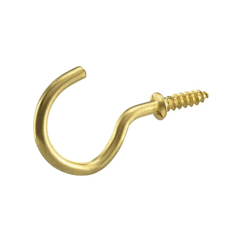 7/8" Brass Cup Hook, 6ct. by Studio Décor®