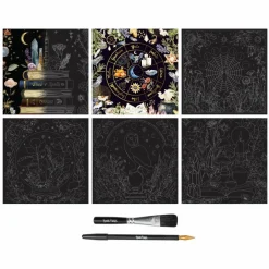 Brea ReeseĀ® 12" x 12" Coven Scratch Art Paper Pad
