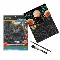 Brea Reese® 9" x 12" Forest Friends Scratch Art Paper Pad