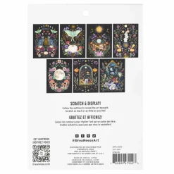 Brea Reese® 6" x 8" Moonlit Magic Scratch Art Paper Pad