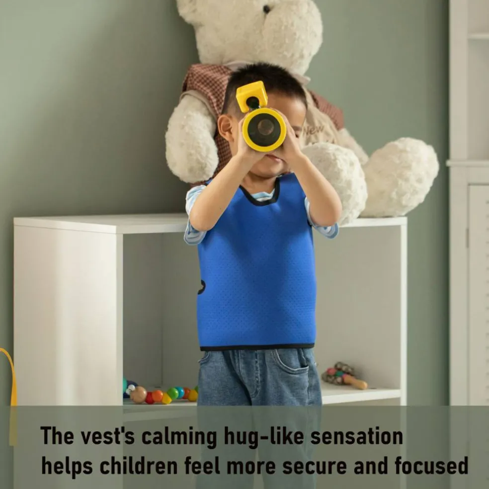 Breathable Sensory Compression Vest for Kids, Comfortable Pressure Vest For Kids With Sensory Processing Issues, ADHD, Anxiety, Hyperactivity