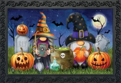 Briarwood Lane Halloween Gnomes Doormat Spooky Humor 30" x 18"