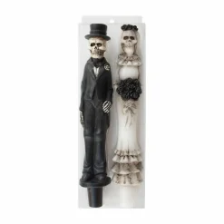 10" Bride & Groom Unscented Taper Candle Set by Ashland®