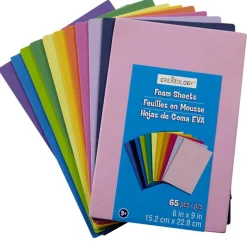 Brights 6" x 9" Foam Sheets Value Pack by Creatology™, 65 Sheets