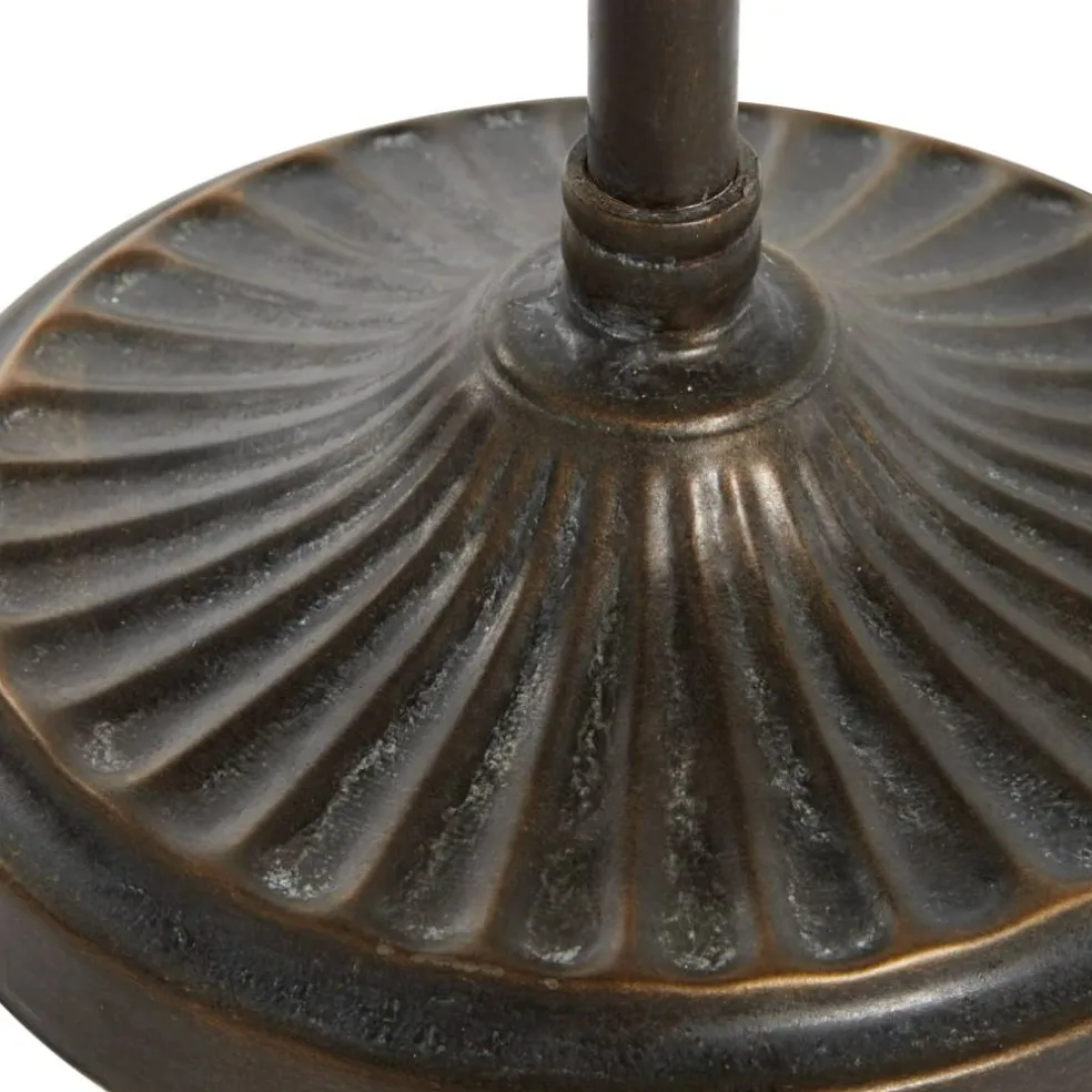 Bronze Iron Modern Candle Holder Lantern, 66" x 16" x 11"