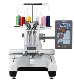 Brother Entrepreneur W PR680W 6 Needle Embroidery Machine 12x8 With PRNSTD2, PRCF5, and Durkee EZ Frames Combo Package