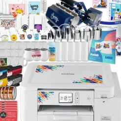 Brother SP-1 Sublimation Printer with 7-in-1 Tumbler Heat Press Bundle