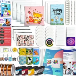 Brother SP-1 Sublimation Printer Bundle with 8-in-1 Heat Press