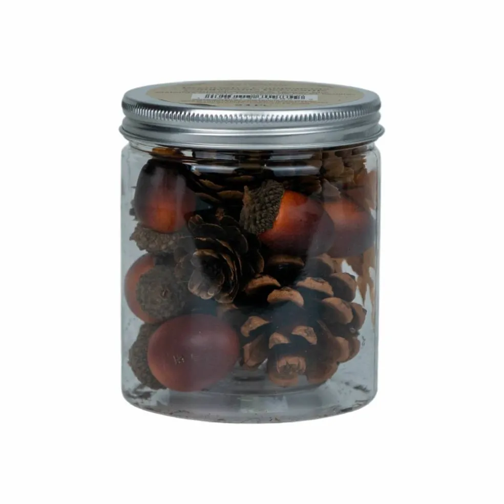 Brown Acorn, Pinecone & Orange Leaf Decorative Components Mix by Ashland®