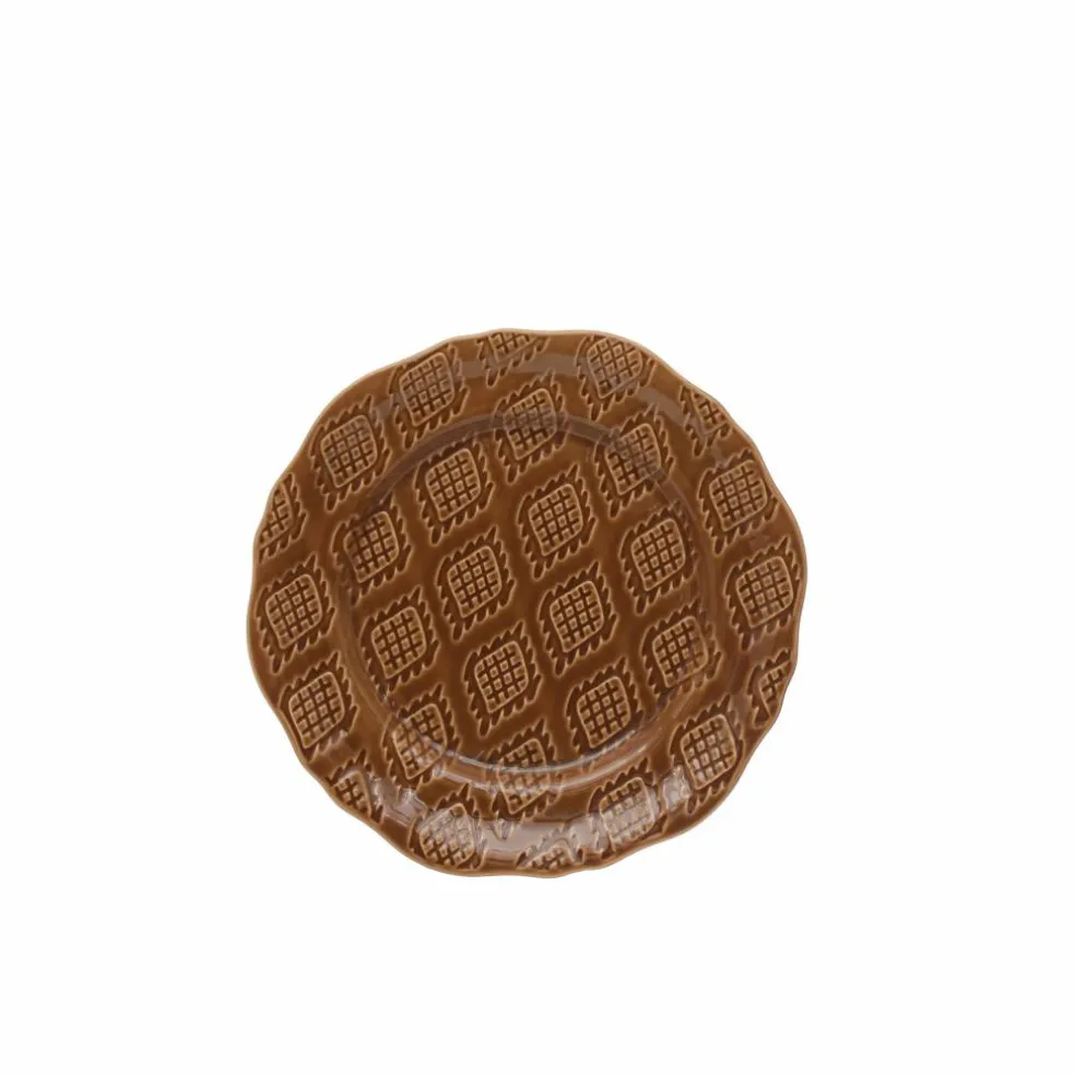 8" Brown Ceramic Plate by Ashland®