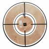 Brown Farmhouse Wood Wall Clock, 34" x 34"