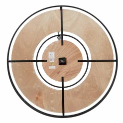 Brown Farmhouse Wood Wall Clock, 34" x 34"