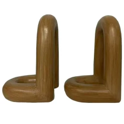 9.5" Brown Faux Wood Grain Bookends by Ashland®