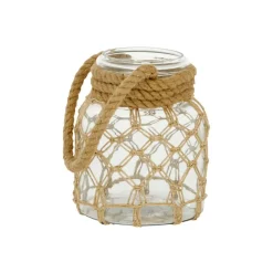 Brown Glass Coastal Lantern, 9