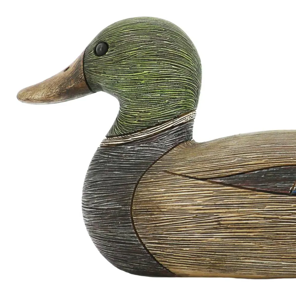 10.75" Brown & Green Duck Tabletop Décor by Ashland®