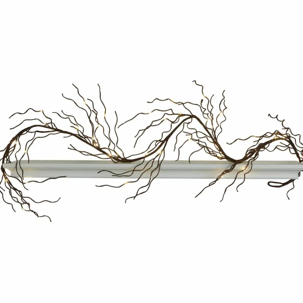 5.25" Brown Lighted Branch Garland by Ashland®