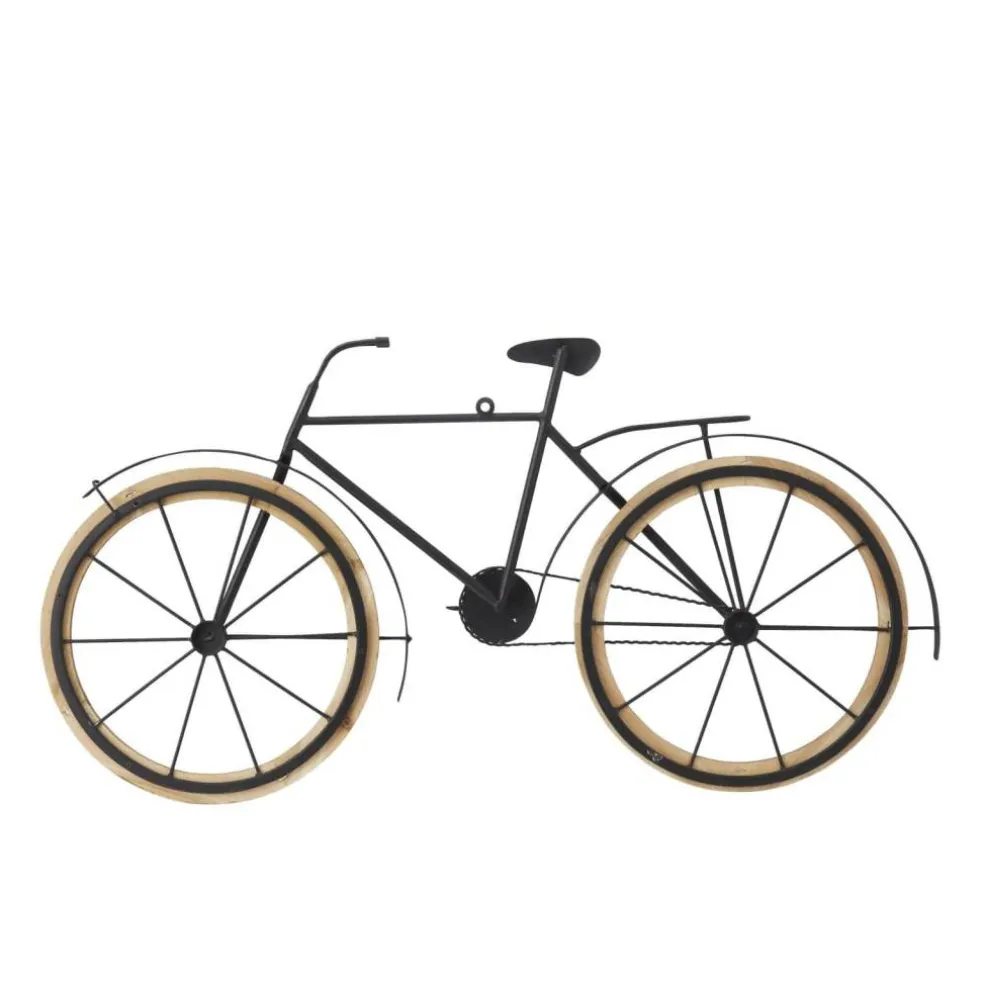Brown Metal Traditional Bicycle Wall Décor