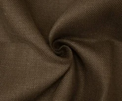 Brown Moygashel Solid Woven Irish Linen Home Decorating Fabric By the Yard