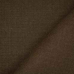 Brown Moygashel Solid Woven Irish Linen Home Decorating Fabric By the Yard