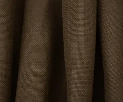 Brown Moygashel Solid Woven Irish Linen Home Decorating Fabric By the Yard