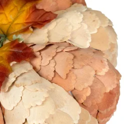 10" Brown & Orange Autumn Harvest Tabletop Pumpkin