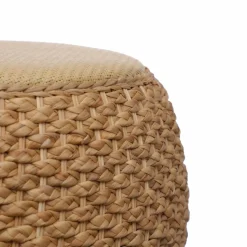 15.5" Brown Rattan Ottoman by Ashland®