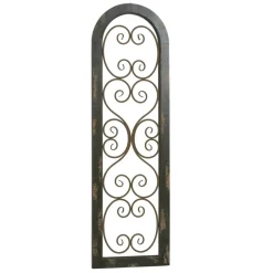 Brown Rustic Ornamental Metal Wall Decor, 48