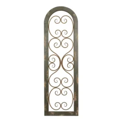 Brown Rustic Ornamental Metal Wall Decor, 48