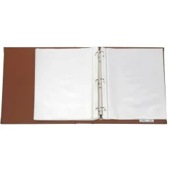 Brown Saffiano D-Ring Scrapbook Album by Recollections®