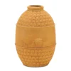 10" Bubbled Terra Cotta Vase