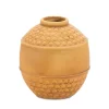 8" Bubbled Terra Cotta Vase