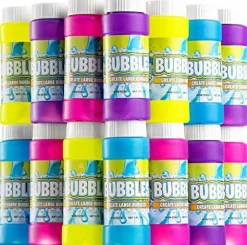 Bubble Wands with Solution 12 Count Party Favor Pack