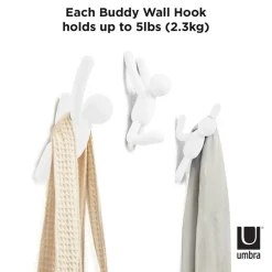 Buddy Wall Hooks, 3ct.