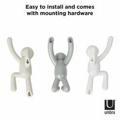 Buddy Wall Hooks, 3ct.