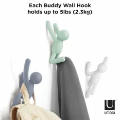 Buddy Wall Hooks, 3ct.