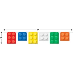 Building Blocks Party Streamer