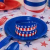 Bulk 100 Pc. Patriotic Self-Adhesive Paper Wristbands 8.5 Inch