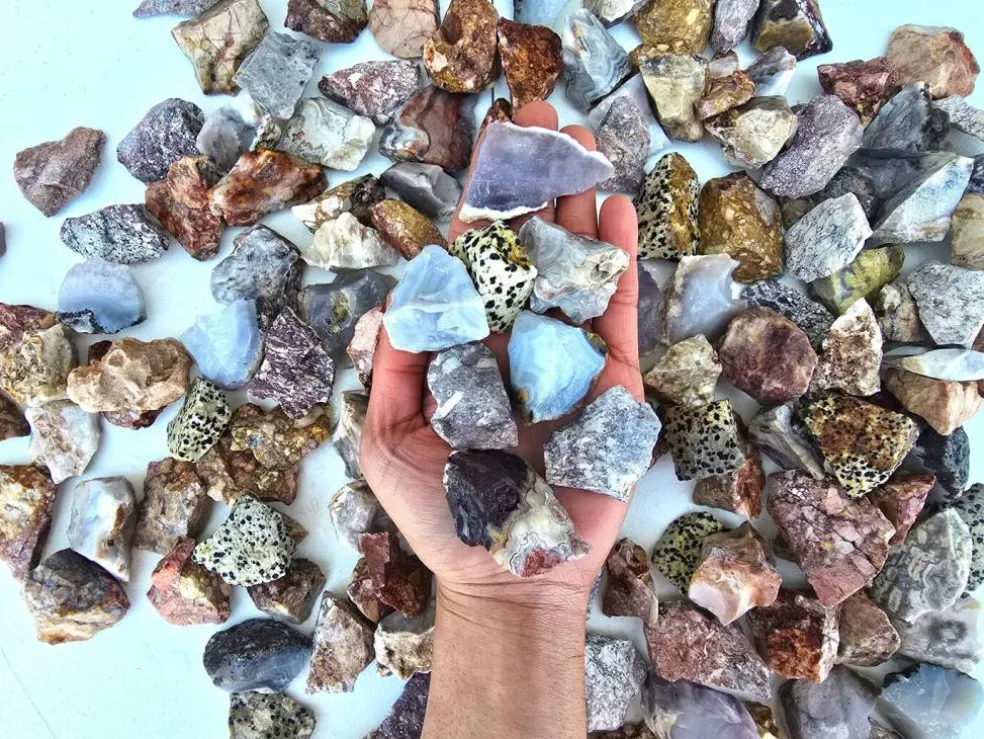 Bulk Rough Crystal Mix from Mexico Natural Raw Stones for Crafts Tumbling and Healing